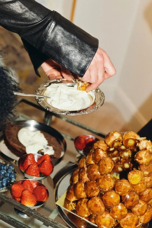A beautifully set table detail